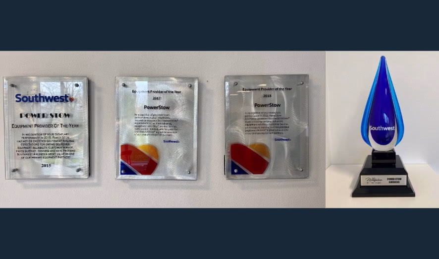 Power Stow awarded Equipment Provider of the Year by Southwest Airlines – recognised for excellence in airport belt loaders and conveyor belt GSE solutions