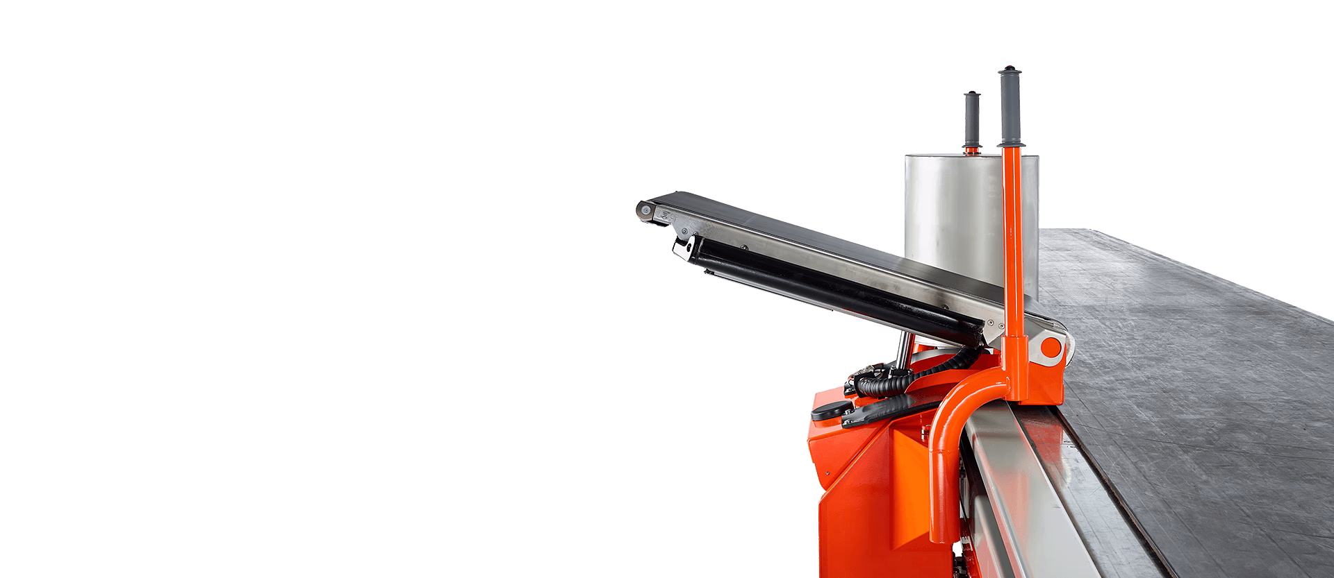 Power Stow transfer belt system